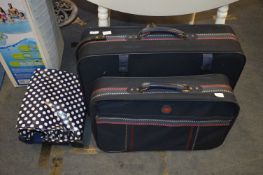 Pair of Suitcases and a Trolley Bag