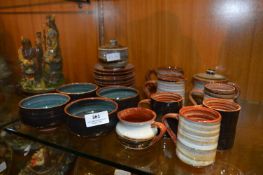 Stoneware Pottery Coffee Set