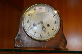 Oak Cased Smiths Mantel Clock