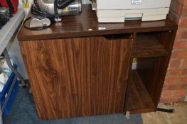 *Walnut Effect Cabinet Desk