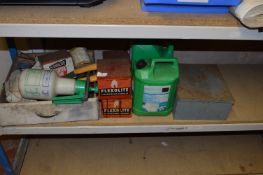 Assorted Wood Preservatives, Ironmongery, etc.