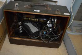 Cased Singer Sewing Machine