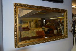 Large Gilt Framed Bevelled Edge Wall Mirror