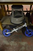 Stepstool and a Balance Bike