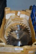 Box Containing Assorted Sandvik Circular Saw Blades