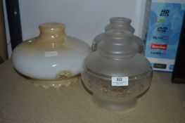 Three Glass Ceiling Light Shades