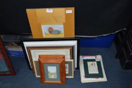 Collection of Small Watercolours and Prints