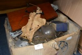 Box Containing a Quantity of Glass Chemistry Apparatus