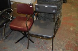 Swivel Office Armchair, Desk Chair and a Commode Chair