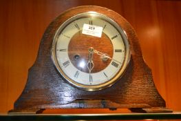 Enfield Oak Cased Mantel Clock