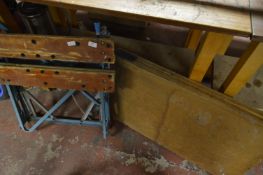 Paste Table and a Black & Decker Workmate