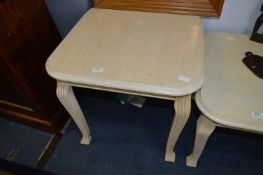 Pair of Limed Oak Effect Side Tables