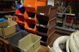 Sixteen Plastic Linbins