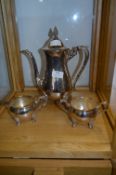 Three Piece Silver Plated Tea Set