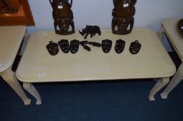 Limed Oak Effect Coffee Table (Matching Lot 676)