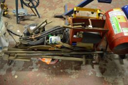 Galvanised Buckets, Vintage Tools, Racks, Combination Sack Barrow, etc.