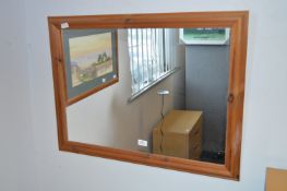 Pine Framed Wall Mirror