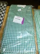 *Fifty Green Gingham Napkins