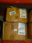 Two Boxes Containing Approximately 1000 Disposable Dessert Spoons