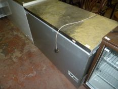 Stainless Steel Topped Chest Freezer