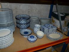 1000+ Pieces of Blue & White Crockery to Suit Oriental or Thai Restaurant