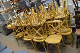 Large Quantity of Oak Framed Dining Chairs