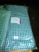 *Fifty Eight Green Gingham Napkins
