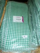 *Fifty Green Gingham Napkins