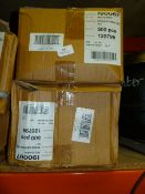 Two Boxes Containing Approximately 1000 Disposable Dessert Spoons