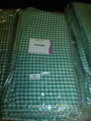*Fifty Green Gingham Napkins