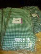 *Fifty Green Gingham Napkins
