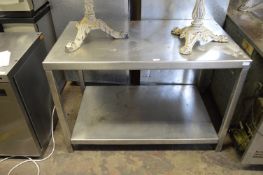 Stainless Steel Two Teir Preparation Table