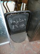 Free Standing Chalk Board