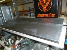 *Two Stainless Steel 4ft Shelf Units with Brackets