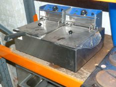 *Ace Catering Two Basket Two Compartment Fryer Model:EF82L