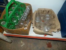 Two Boxes of Branded Bar Glass