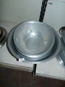 Three Aluminium Bowls
