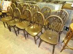 Eleven Wheelback Dining Chairs