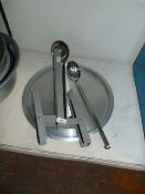 Aluminium Lid, Flatscreen TV Bracket, Large Slotted Spoon and Ladle