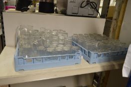 Two Trays of Assorted Bar Glass