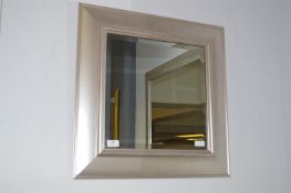Square Framed Bevelled Edge Wall Mirror