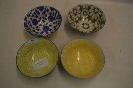 *PORCELAIN BOWLS 4PCE SET
