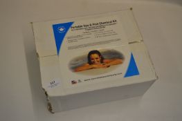 *PORTABLE POOL & SPA CHEMICAL KIT