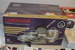 *CIRCULON COOKWARE 13PCE SET
