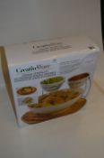 *CREATIVEWARE CHIP & DIP CERAMIC SERVING SET