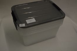 *IRIS 5PK 15L STORAGE BOXES