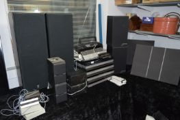 Bang & Olufsen Beogram 5500 Music System with Master Control Panel and Various Room Speakers