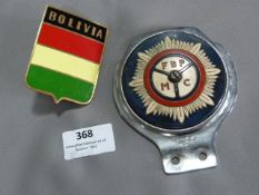 Two Car Badges 