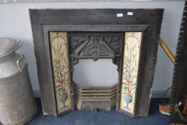 Cast Iron Tiled Fire Insert