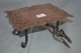 Copper Arts and Crafts Trivet Stand